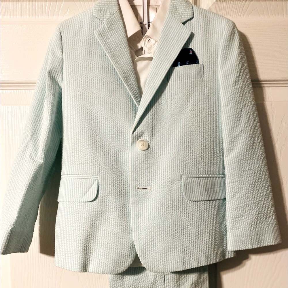 Nautica 4-piece seersucker suit